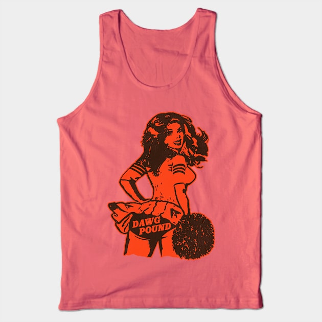 Cleveland Cheerleader Tank Top by darklordpug